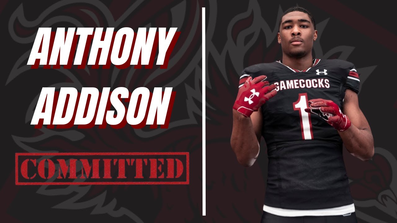 EDGE Anthony Addison commits to South Carolina - YouTube