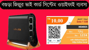 ওয়াইফাই কার্ড সিস্টেম ব্যবসা শুরু করলেন জিল্লুর ভাই Zillur