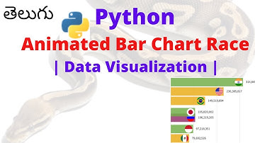 Animated Bar Chart Race in Python  | Data Visualization | Telugu