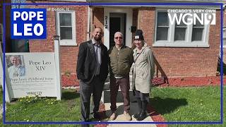 Pope Leo's brother visits family's childhood home in Dolton