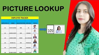 How to Create Picture Lookup in Excel | Image Vlookup | Index+Match Formula