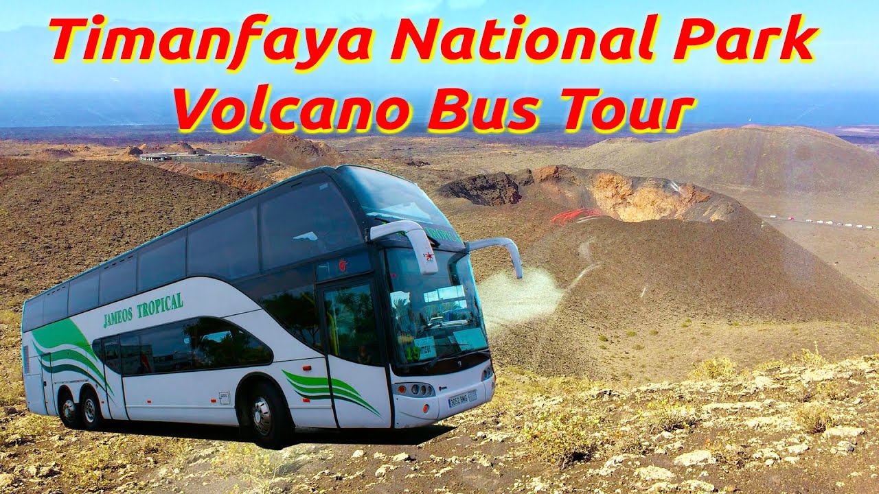 timanfaya national park tour bus