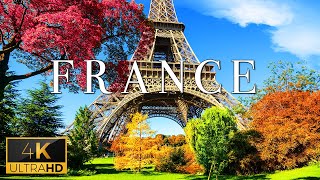 FLYING OVER FRANCE (4K UHD) - Peaceful Music With Stunning Beautiful Nature To Relax While Waiting