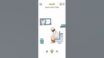 secret of the toilet - brain out gameplay walkthrough solution | Gaming Hub