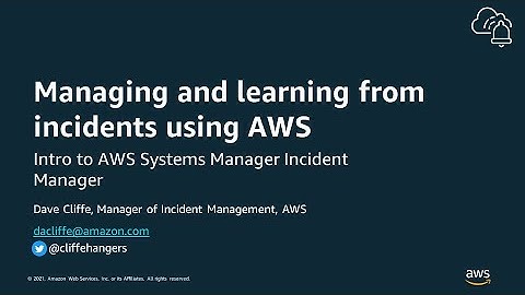 AWS Systems Manager Incident Manager - AWS Virtual Workshops