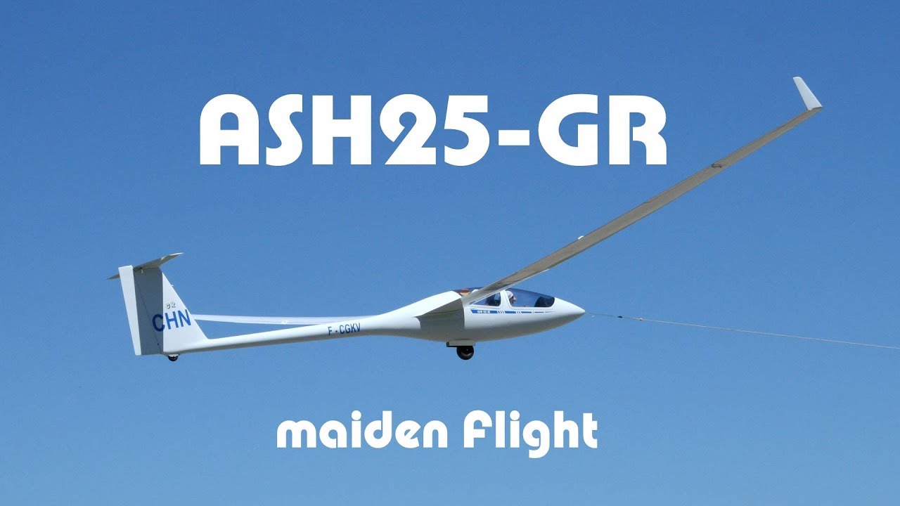 ASH25-GR Maiden Flight