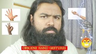 VULGAR HAND GESTURES