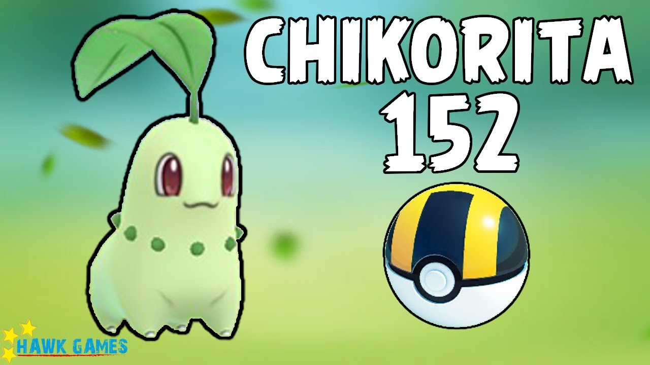 Pokemon GO - Chikorita caught - Generation 2 Pokedex 152 [No Hack]