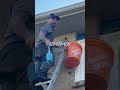 Working at heights #construction #homeimprovement #roof #roofing #trades #working #cleaning