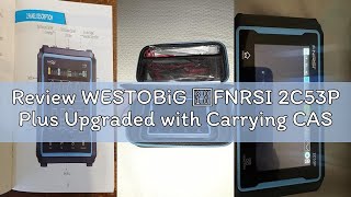 Review WESTOBiG 【FNRSI 2C53P Plus Upgraded with Carrying CASE】 3in1 Oscilloscope/Multimeter/DDS Sign