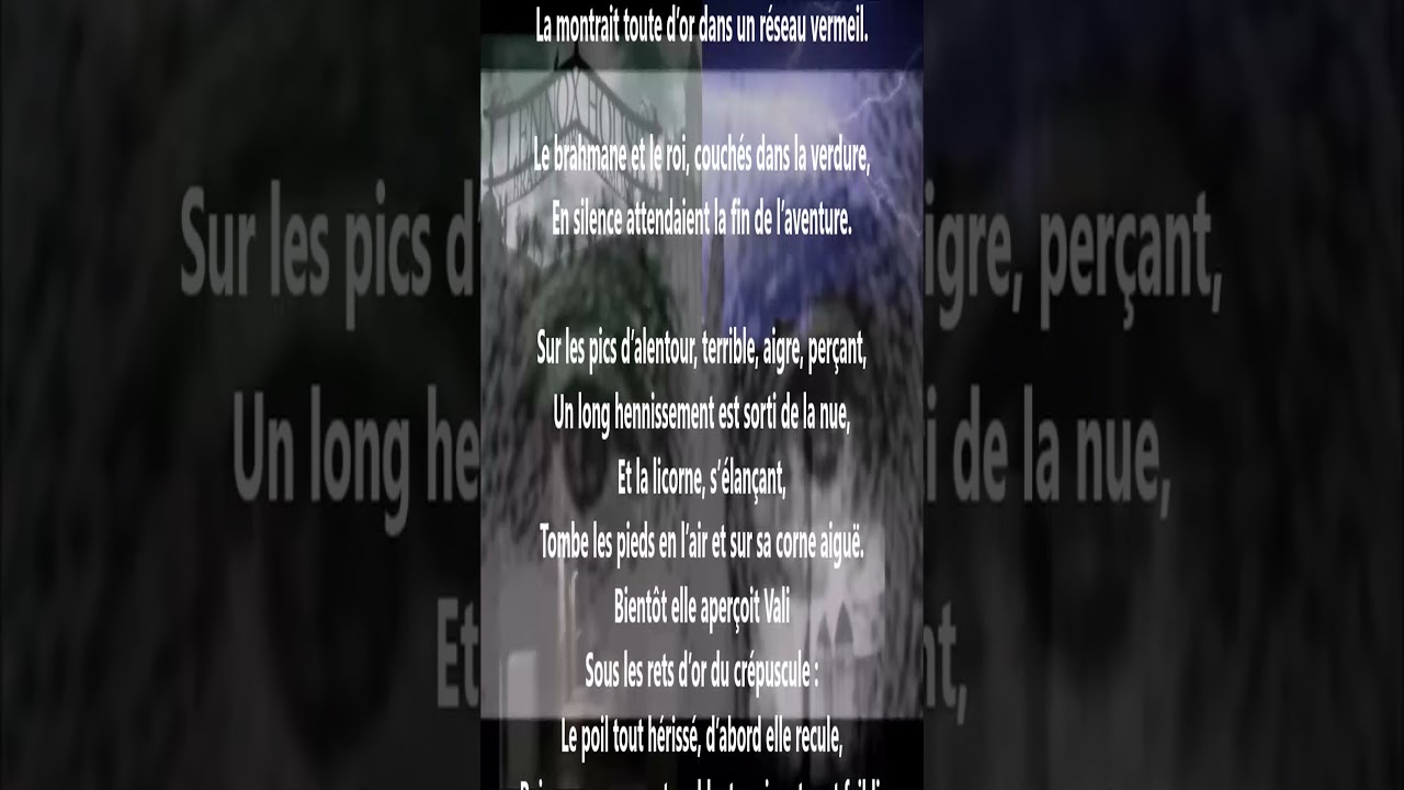 L’épreuve de la licorne / La licorne - Auguste Brizeux lu par Yvon Jean