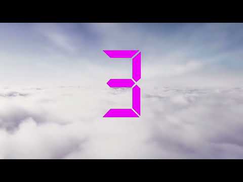 25 seconds countdown timer digital clock sky cloud