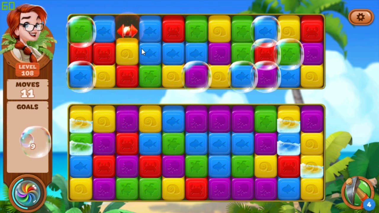 Lost Island Blast Adventure level 108