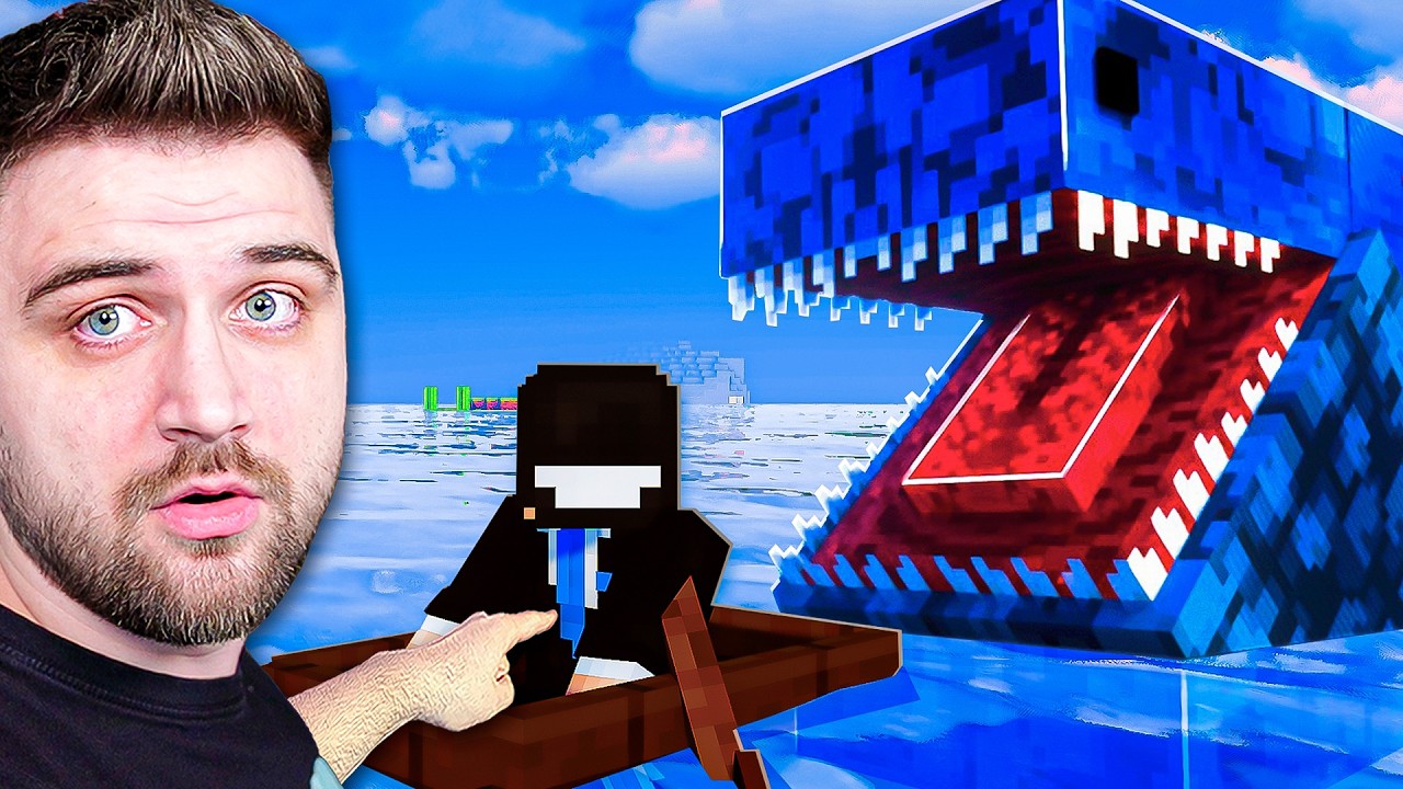 Vânăm MONSTRUL din OCEANE pe Minecraft...