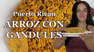 Puerto Rican Arroz con Gandules (Rice with Pigeon Peas)