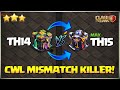 Th14 vs Th15 | Best Th14 Attack Strategy 🔥 Best Th14 vs Th15 3 Star Attack | Th14 vs Th15 CWL🤞 coc
