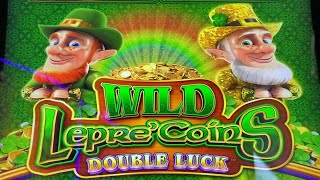 ★NEW WILD LEPRE' COINS !!★WILD LEPRE' COINS DOUBLE LUCK Slot (Aristocrat)☆Slot Play $3.60 Bet☆栗スロ screenshot 5