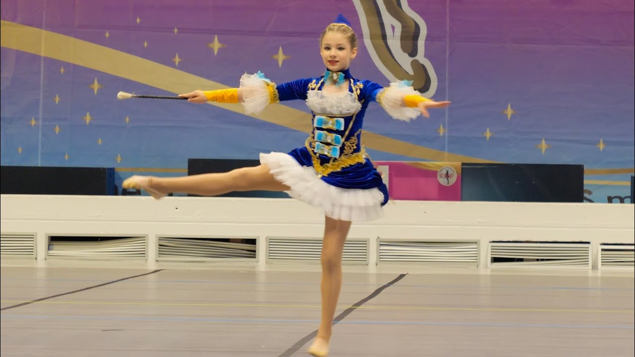 Majorettes *TEAM MARCH* - solo BATON cadets - XX European Majorette Championship - Monza 2025