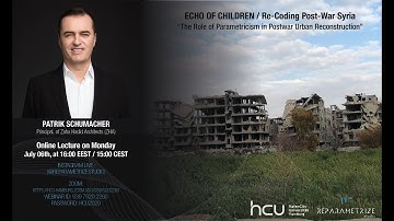 How Parametricism Can Rebuild War-Torn Cities: A Lecture by Patrik Schumacher | Reparametrize Studio