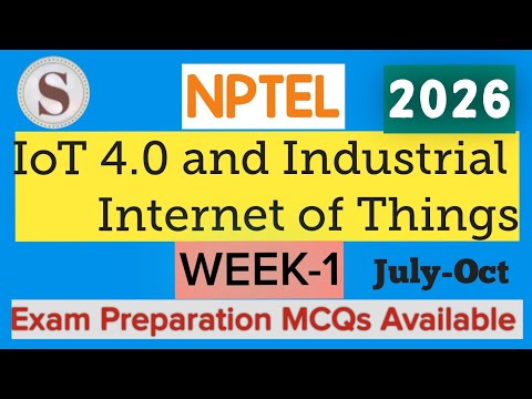 NPTEL Industry 4.0 and Industrial IoT Week 1 Assignment Answers 2026 | Quiz Solution | SKumarEdu