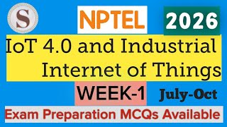 NPTEL Industry 4.0 and Industrial IoT Week 1 Assignment Answers 2026 | Quiz Solution | SKumarEdu