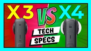 Insta360 X3 vs X4 Tech Specs Breakdown (Which is the Better Buy? Will you take the plunge?)