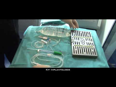 Kits stériles pour l'implantologie dentaire
