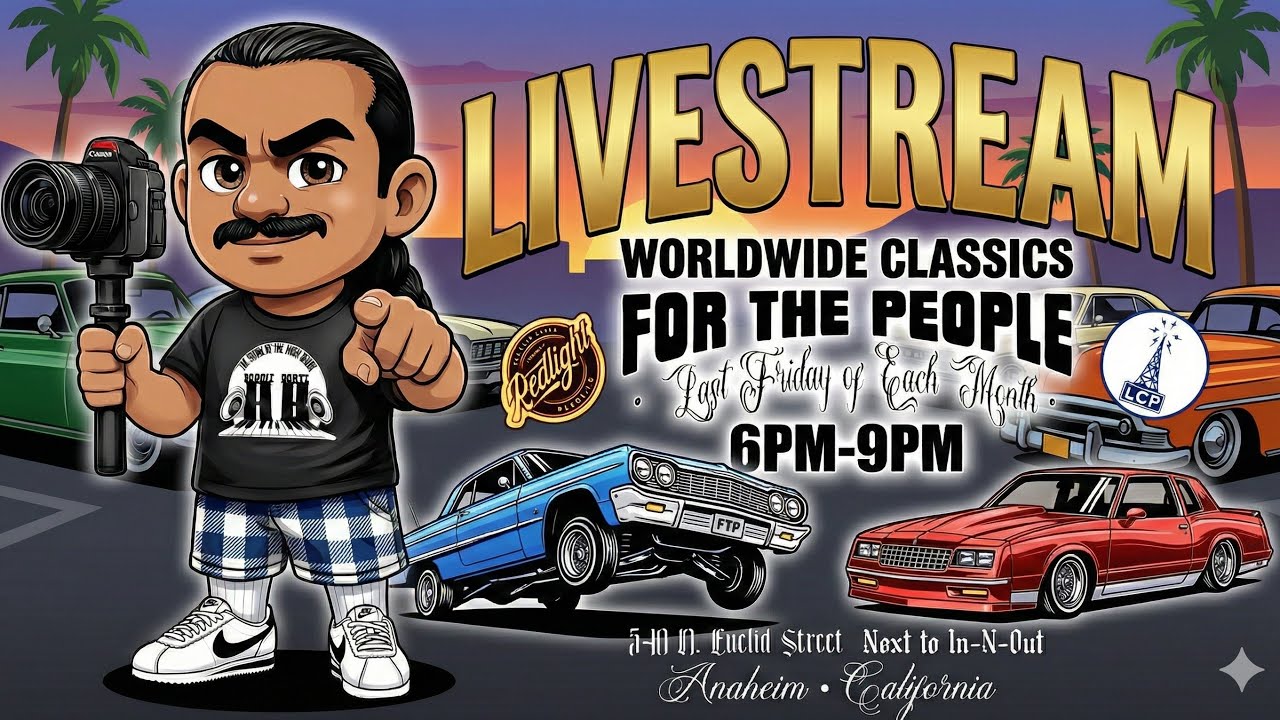 🔴 LIVE: "For The People" Cruise Night! 🍔🚗 Worldwide Classics in Anaheim