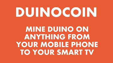 Mine Duino Coin On Mobile Phone or Any Device