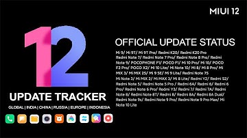 [Official] MIUI 12 Global ROM Update Tracker
