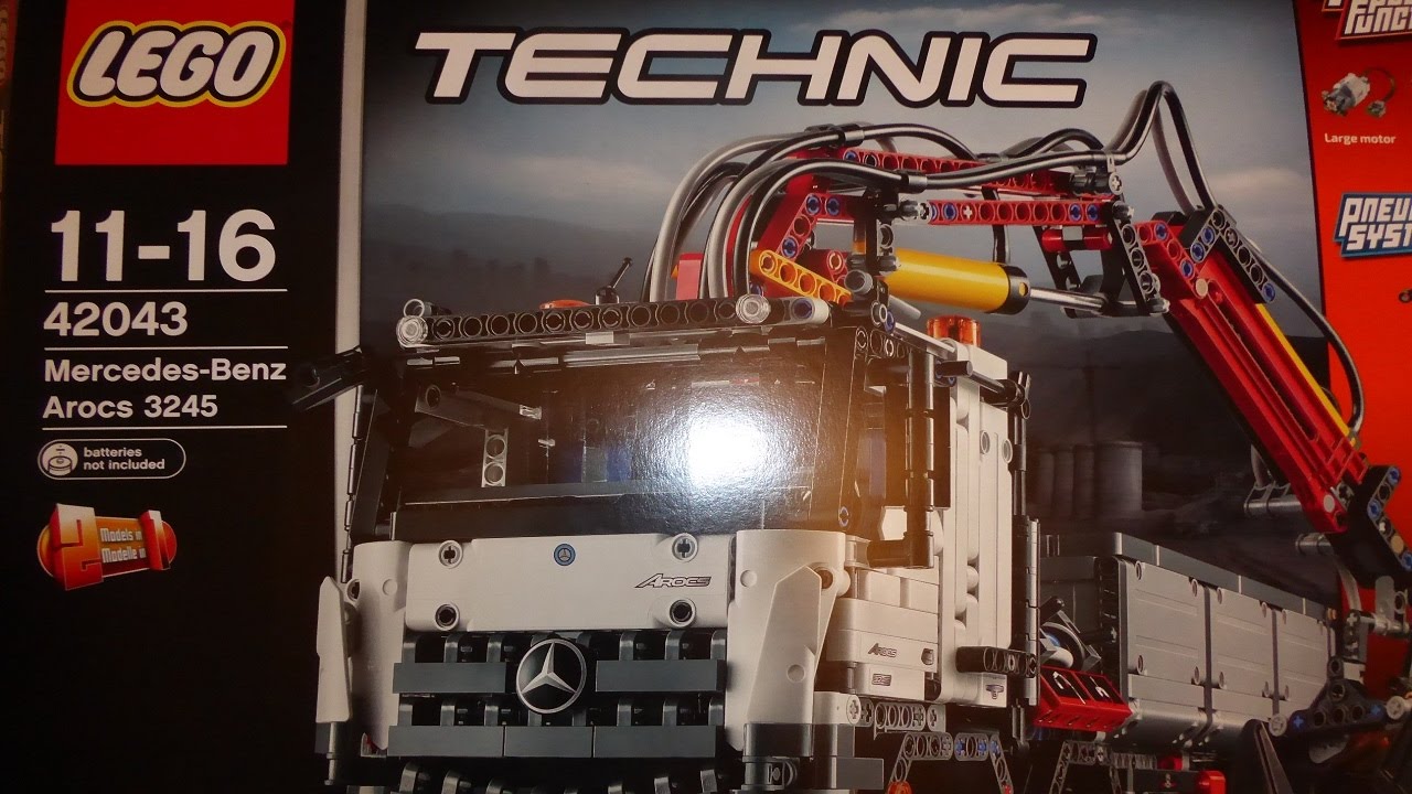 Unboxing Lego Technic Największy Zestaw Ciężarowka Mercedes Benz