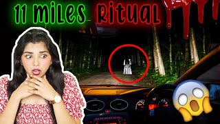 I Played *11 MILES RITUAL* at 12 AM Alone | *Ghost Caught In Camera*😨😰