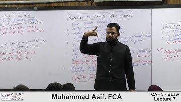 Caf 3 l Sir Asif Lecture 7