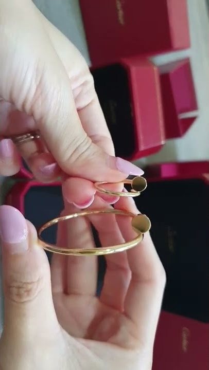 CARTIER JUC NAILHEAD SIZE COMPARISON: RING VS BRACELET SLIM