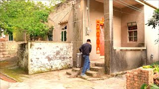 A hardworking boy spent $300 to rent an old house Completely restore it and build a garden