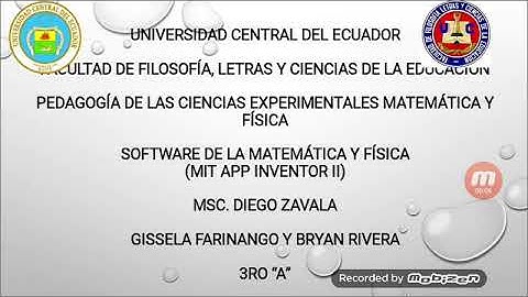 App Inventor II Moviemiento Parabólico