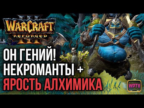 Видео: ОН ГЕНИЙ! АЛХИМИК С ЯРОСТЬЮ И НЕКРОМАНТАМИ: Warcraft 3 Reforged