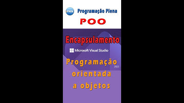Encapsulamento na programação orientada a objetos. POO - vídeo 3