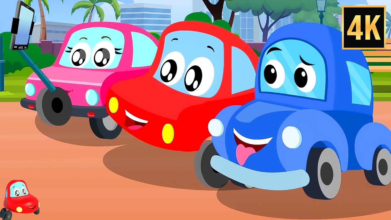 Selfie Song - Click Strike a Pose, Fun Cartoon Video By Little Red Car