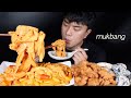 떡군이네 로제떡볶이와 순살치킨 &amp; 주먹밥 먹방ASMR MUKBANG Spicy Rosè Tteokbokki &amp; Fried Chicken &amp; Rice ball EATING SHOW