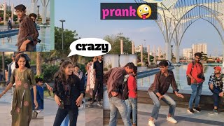 Funny and Crazy 🤪 Dance in Public😂// Girls ko Dara Diya🤣😂| Comedy| Comedy prank 😆