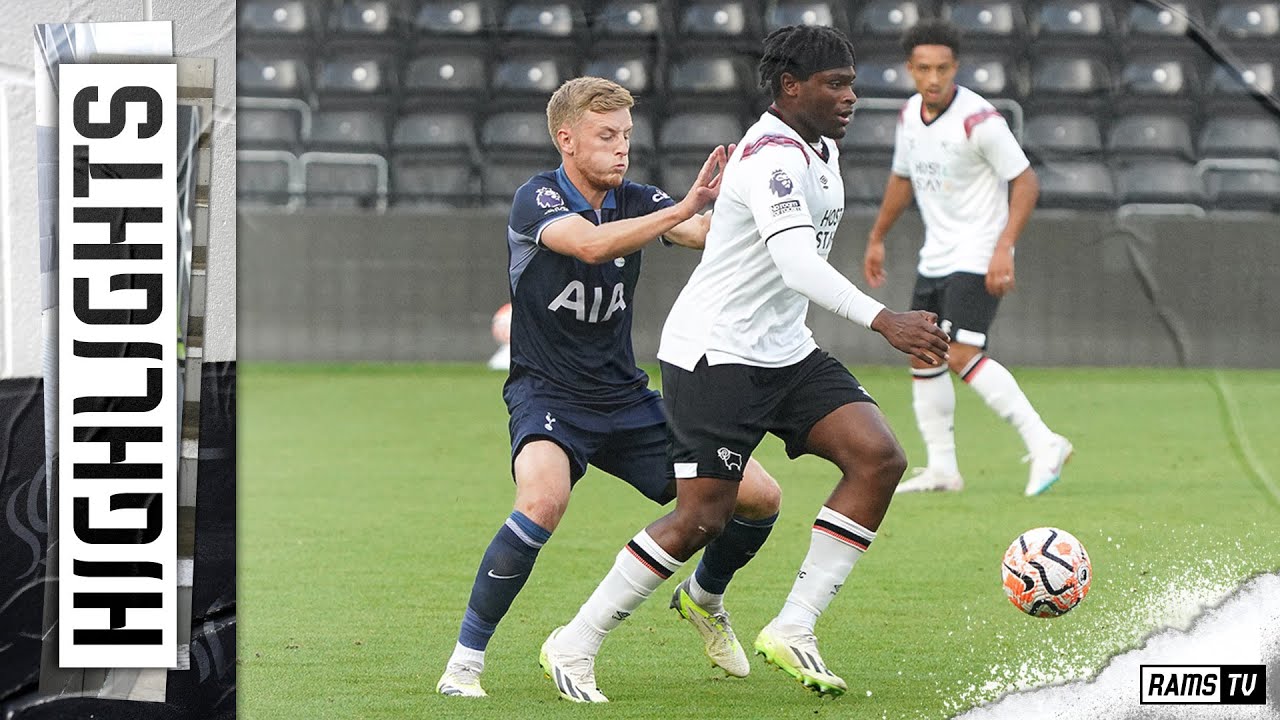 HIGHLIGHTS  Derby County U21s Vs Tottenham Hotspur U21s 