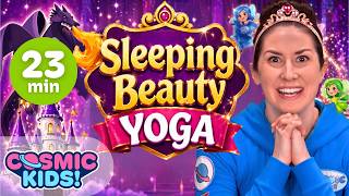 sleeping beauty yoga adventure kids cosmic kids fairy tale