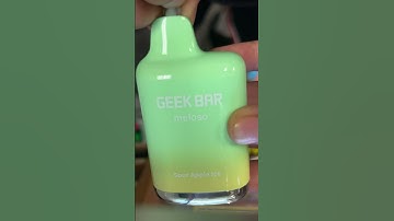 GEEK BAR - sour apple ice 🍏🥶❄️