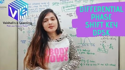 L 11 | DPSK | Differential Phase Shift Key | Digital Communication | Vaishali Kikan