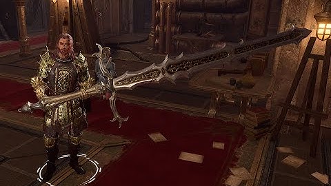 Watcher Greatsword: How to Equip, The Stats and attacking animations.