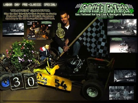 Galletta's 2010/9/5 Karting - Ogie Announces Twin 30s Part 2 - Free Racing in Oswego, NY