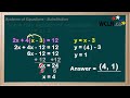 Wcln  math  systems of equations substitution