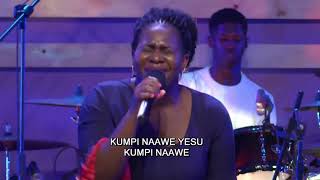 Justine Nabbosa leading worship at Full Gospel Church Makerere - 31st Service