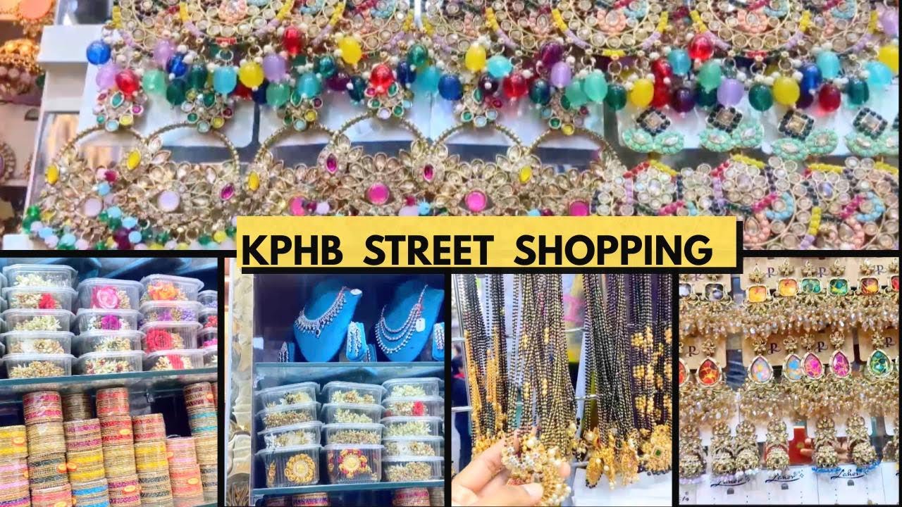 KPHB STREET SHOPPING 🛒🛍️|1gram gold jewellery 